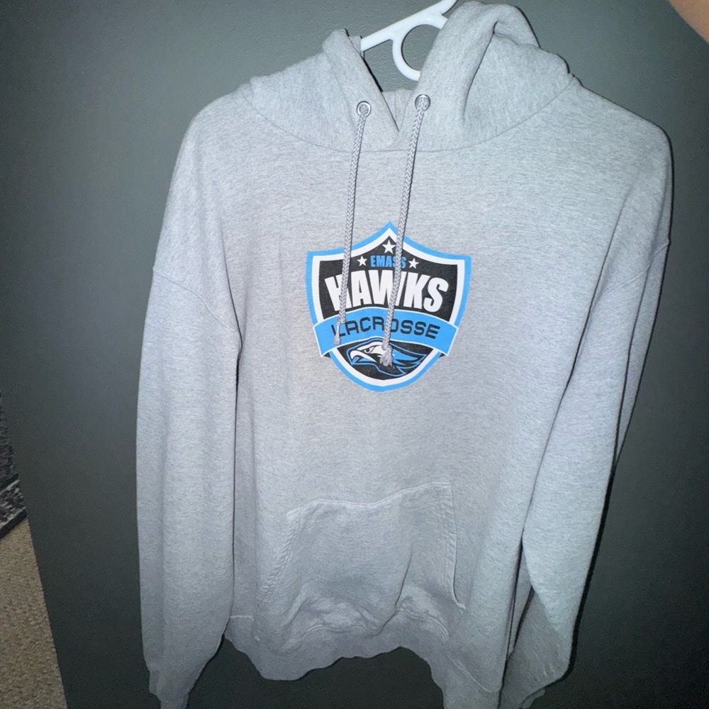 Champion Gray Lacrosse Hoodie